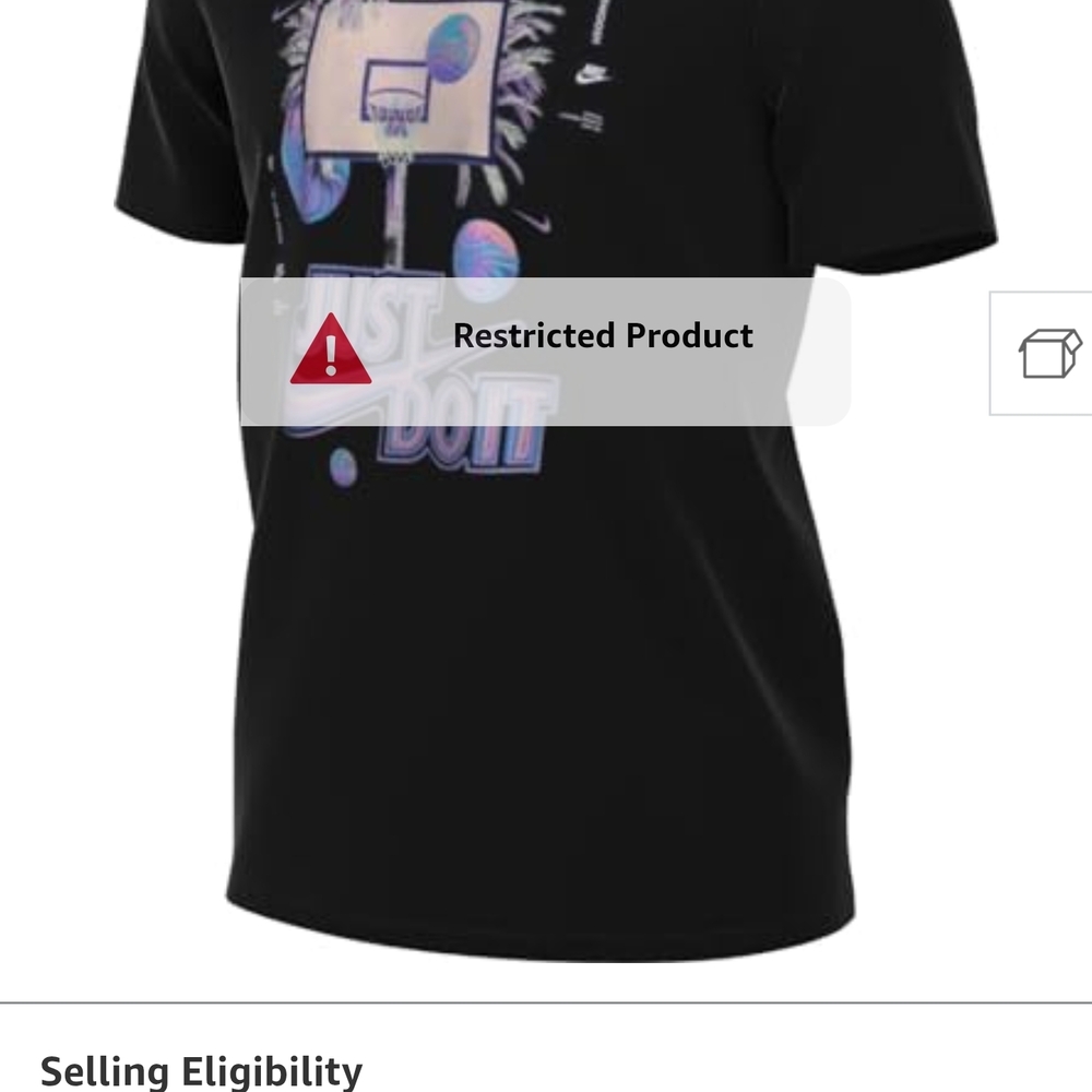 Nike Black Just Do It Graphic Tee